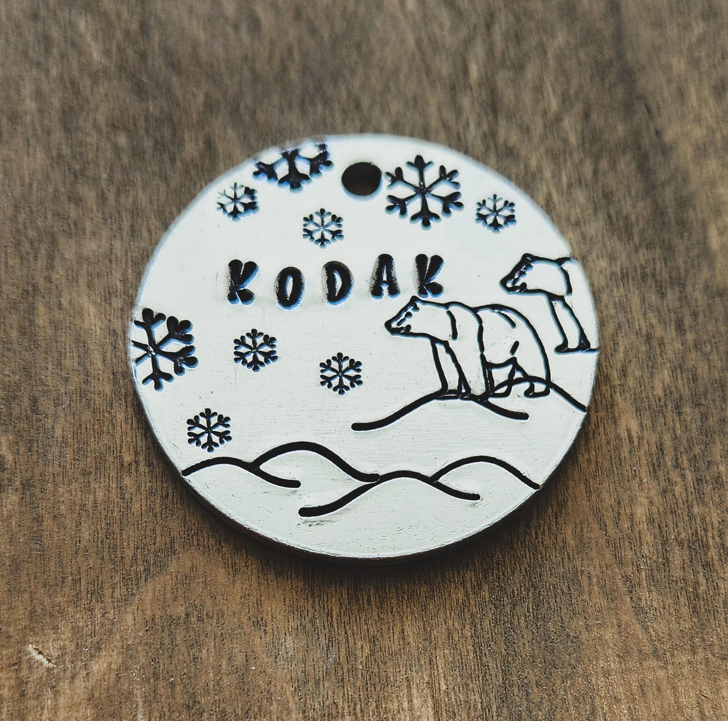 Winter Bear Tag