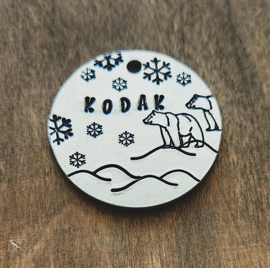 Winter Bear Tag