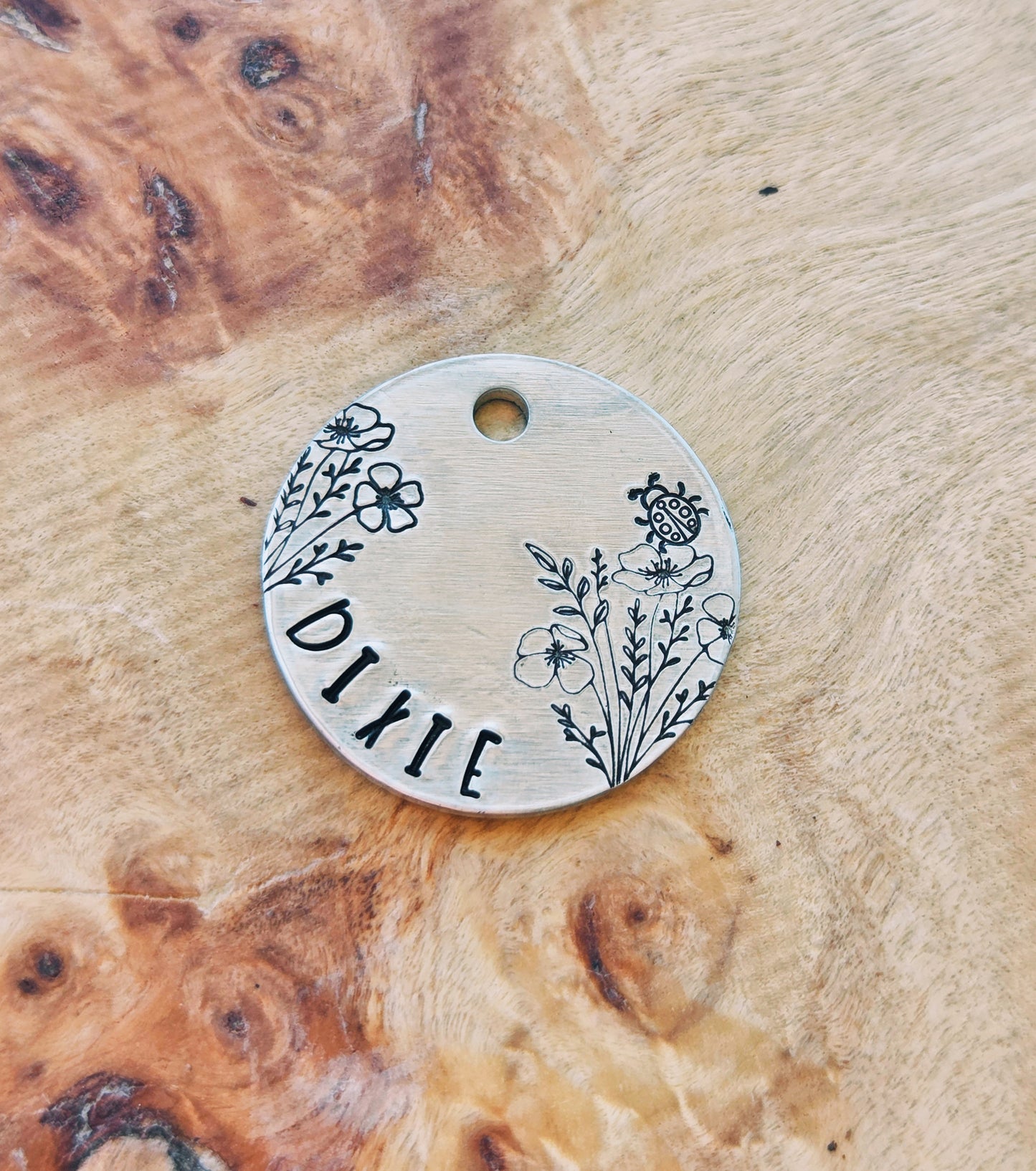 Bouquet and Bug Tag