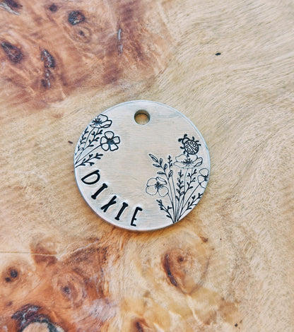 Bouquet and Bug Tag