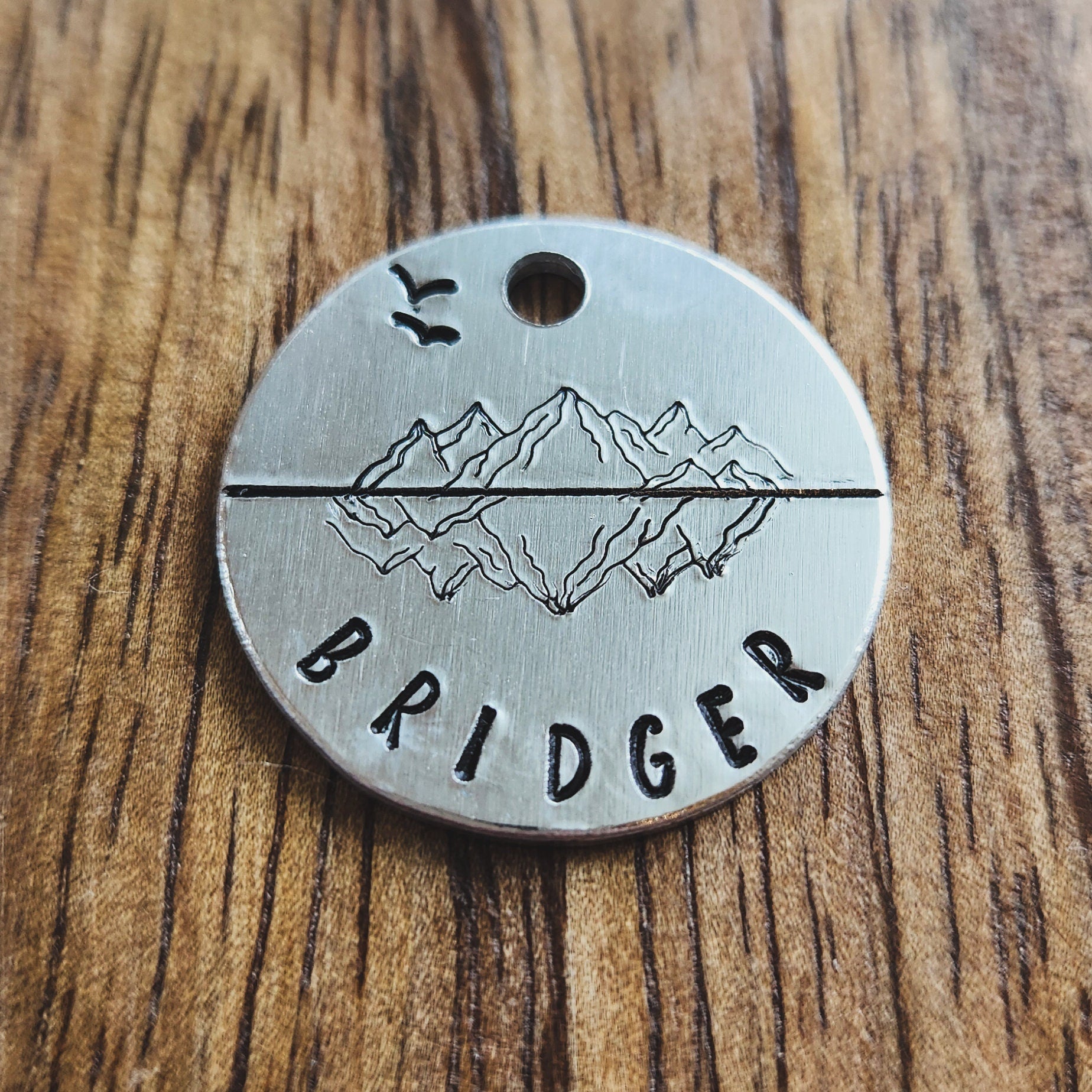 Mountain Reflection Tag – Four Legged Tags